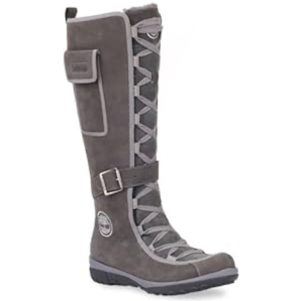 Timberland Women's Charcoal Lace-Up Boots